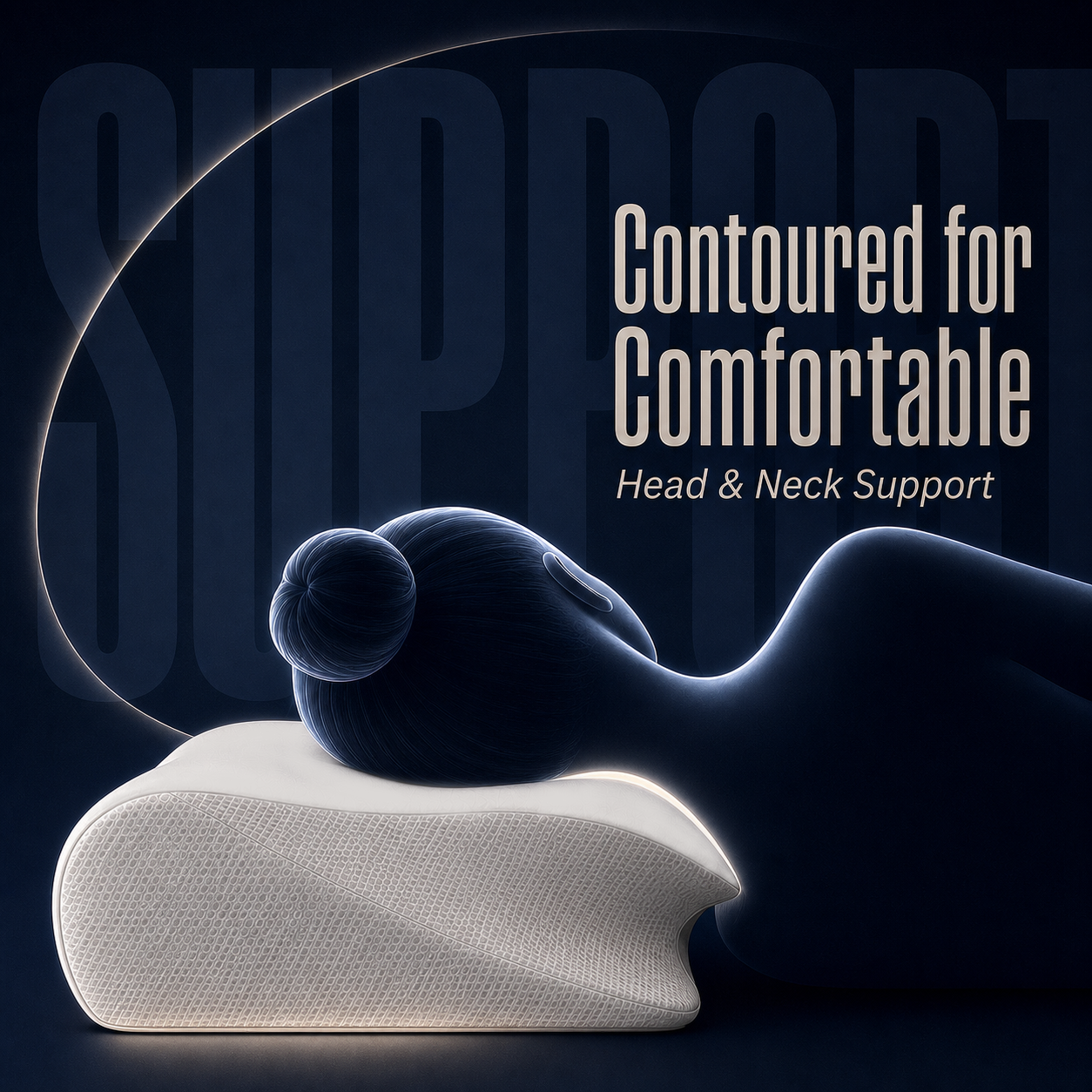 Cove Ergonomic Memory Foam Pillow