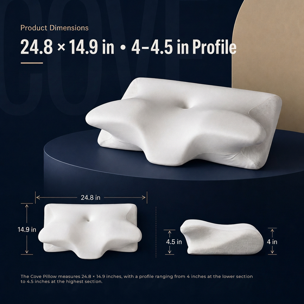 Cove Ergonomic Memory Foam Pillow