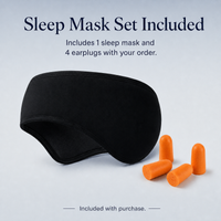Cove Memory Foam Pillow with Sleep Mask Set